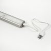 2 x 46 LED Stick-on Wireless Under Cabinet Light Rechargeable Motion Sensor Closet Lamp