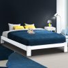 Bed Frame Double Size Wooden Bed Base JADE Timber Foundation Mattress