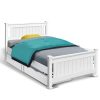 Wooden Bed Frame Timber Single Size RIO Kids Adults Storage Drawers Base