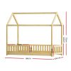 Artiss Wooden Bed Frame Single Size House Frame Pine Timber Base Platform Oak