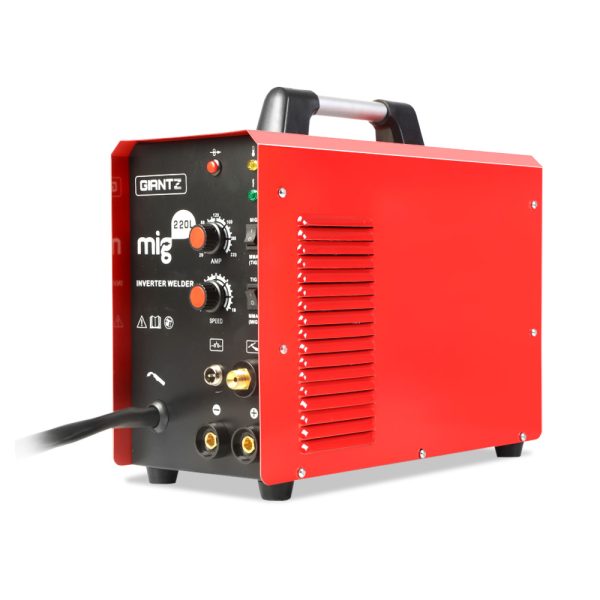 220 Amp Inverter Welder MMA MIG DC Gas Gasless Welding Machine Portable