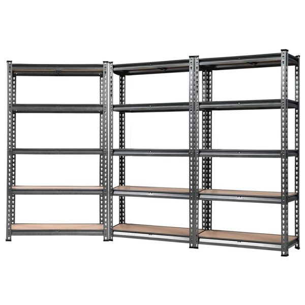 3×1.5M Warehouse Racking Shelving Storage Rack Steel Garage Shelf Shelves