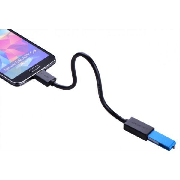 Micro USB 3.0 OTG Cable For Note 3/S4/S5 – Black (10816)