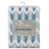 Cot Fitted Sheet Blue by Petit Nest
