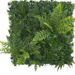 Jungle Fern Vertical Garden / Green Wall UV Resistant 1m x 1m