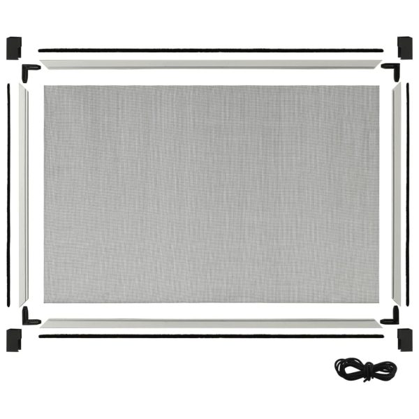 Extendable Insect Screen for Windows White (100-193)x75 cm