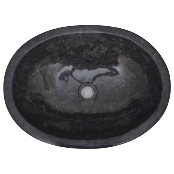 Sink Black 53x40x15 cm Marble