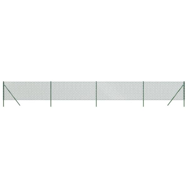 Chain Link Fence Green 1×10 m