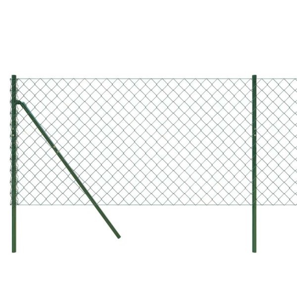 Chain Link Fence Green 1×10 m