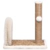 Cat Tree with Arch Grooming Brush and Scratch Post