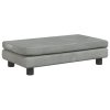 Dog Bed with Extension Light Grey 100x50x30 cm Velvet