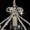 Ceiling Lamp with Beads White Round E14