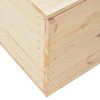 Storage Box 60x54x50.7 cm Solid Pine Wood