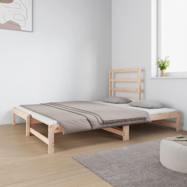 Papillion Day Bed 2x(90×190) cm Solid Wood Pine