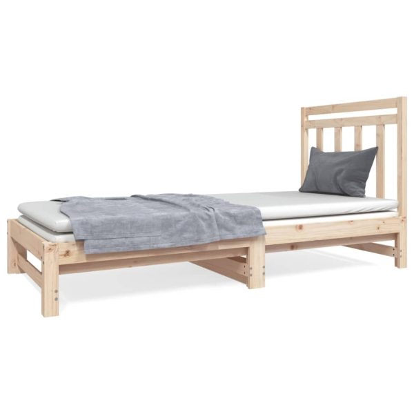 Sharonville Day Bed 2x(92×187) cm Solid Wood Pine