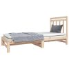 Sharonville Day Bed 2x(92×187) cm Solid Wood Pine