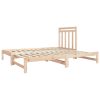 Sharonville Day Bed 2x(92×187) cm Solid Wood Pine