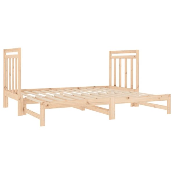 Oakengates Day Bed 2x(92×187) cm Solid Wood Pine
