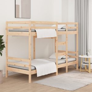 Bunk Bed 92x187 cm Solid Wood Pine