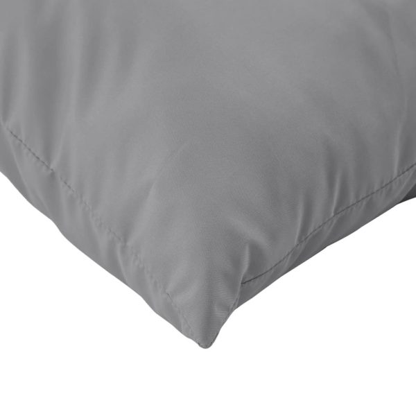 Pallet Cushions 3 pcs Grey Fabric