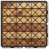 Decking Tiles 20 pcs 30×30 cm Solid Wood Teak Vertical Pattern