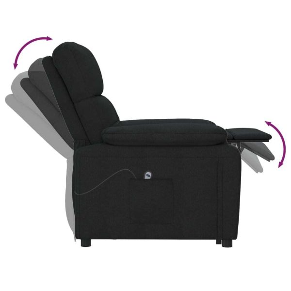 Stand up Chair Black Fabric