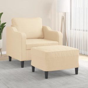 Seacombe Sofa Chair with Footstool Fabric