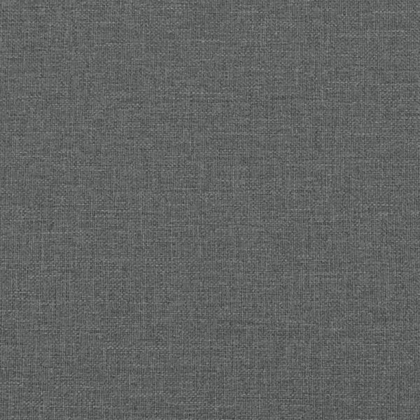 L-shaped Sofa Bed Dark Grey 279x140x70 cm Fabric