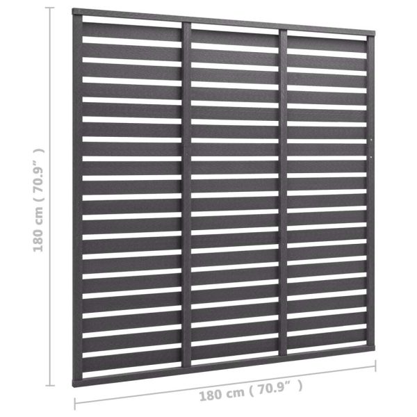 Fence Panel WPC 180×180 cm Grey
