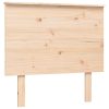 Bed Frame with Headboard 92×187 cm Single Solid Wood