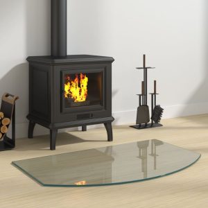 Fireplace Glass Plate