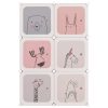 Cube Storage Cabinet for Kids with 6 Cubes Pink PP