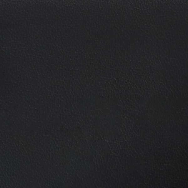 Bench Black 70x30x30 cm Faux Leather
