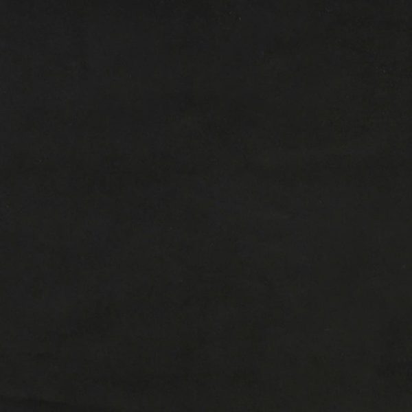 Bed Frame with Headboard Black 137×187 cm Double Velvet