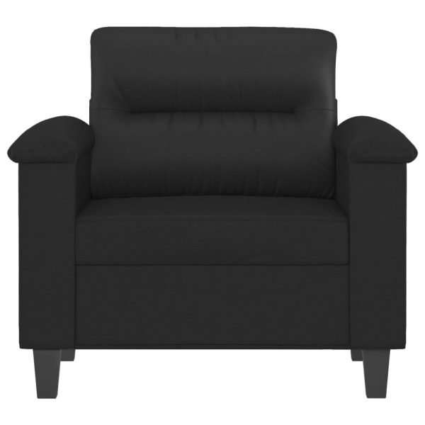 Wentzville Sofa Chair Black 60 cm Faux Leather