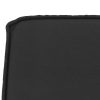 Bench Black 100x75x76 cm Faux Leather