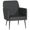 Armchair Black 61x78x80 cm Faux Leather