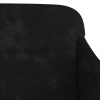 Bench Black 110x76x80 cm Velvet