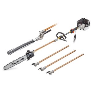 Baumr-AG 65CC Long Reach Pole Chainsaw Hedge Trimmer Pruner Chain Saw Tree Multi Tool