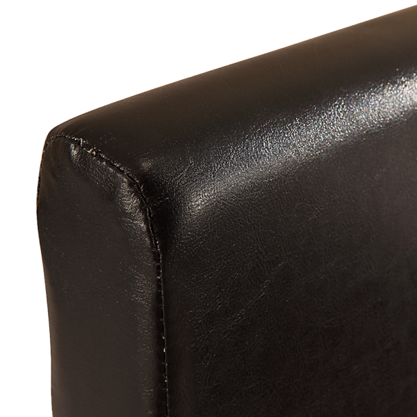 Marden Single PU Leather Bed Frame Black