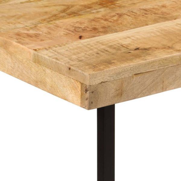 Desk 165x110x77 cm Solid Wood Mango and Iron