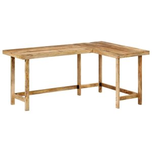 Desk 165x110x75 cm Solid Wood Mango