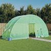 Greenhouse with Steel Frame Green 12 m² 6x2x2.85 m