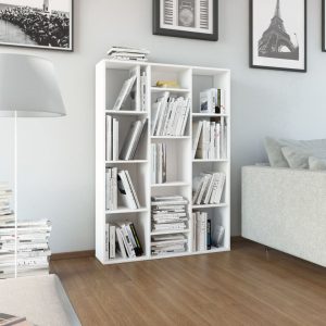 Warnes Room Divider/Book Cabinet 100x24x140 cm Engineered Wood