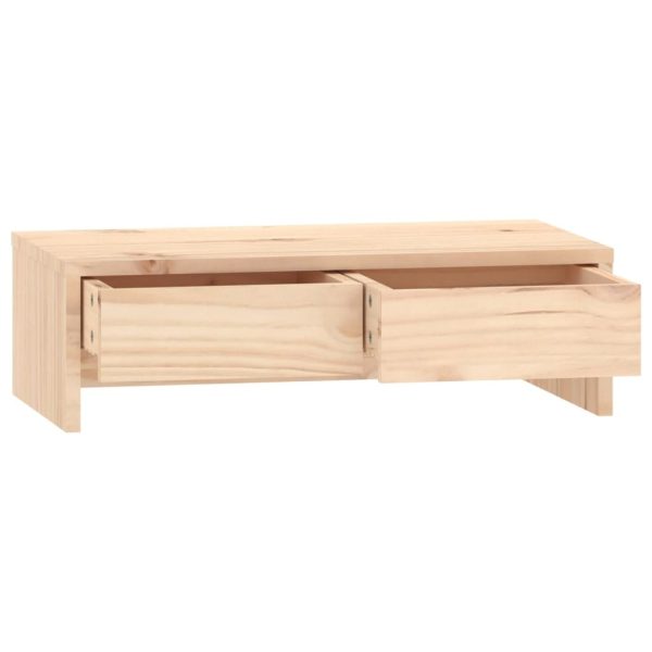 Alexander Monitor Stand 50x27x15 cm Solid Wood Pine