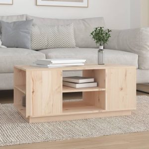 Coffee Table 90x49x40.5 cm Solid Wood Pine