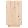 Shoe Cabinet 110x34x61 cm Solid Wood Pine