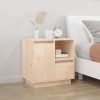 Bedside Cabinets 2 pcs 50x34x50 cm Solid Wood Pine