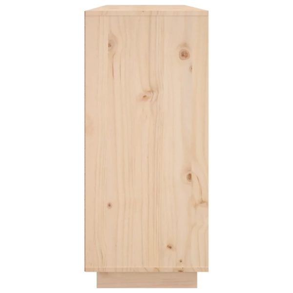Sideboard 120x35x80 cm Solid Wood Pine
