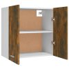 Hanging Cabinet Smoked Oak 60x31x60 cm Engineered Wood